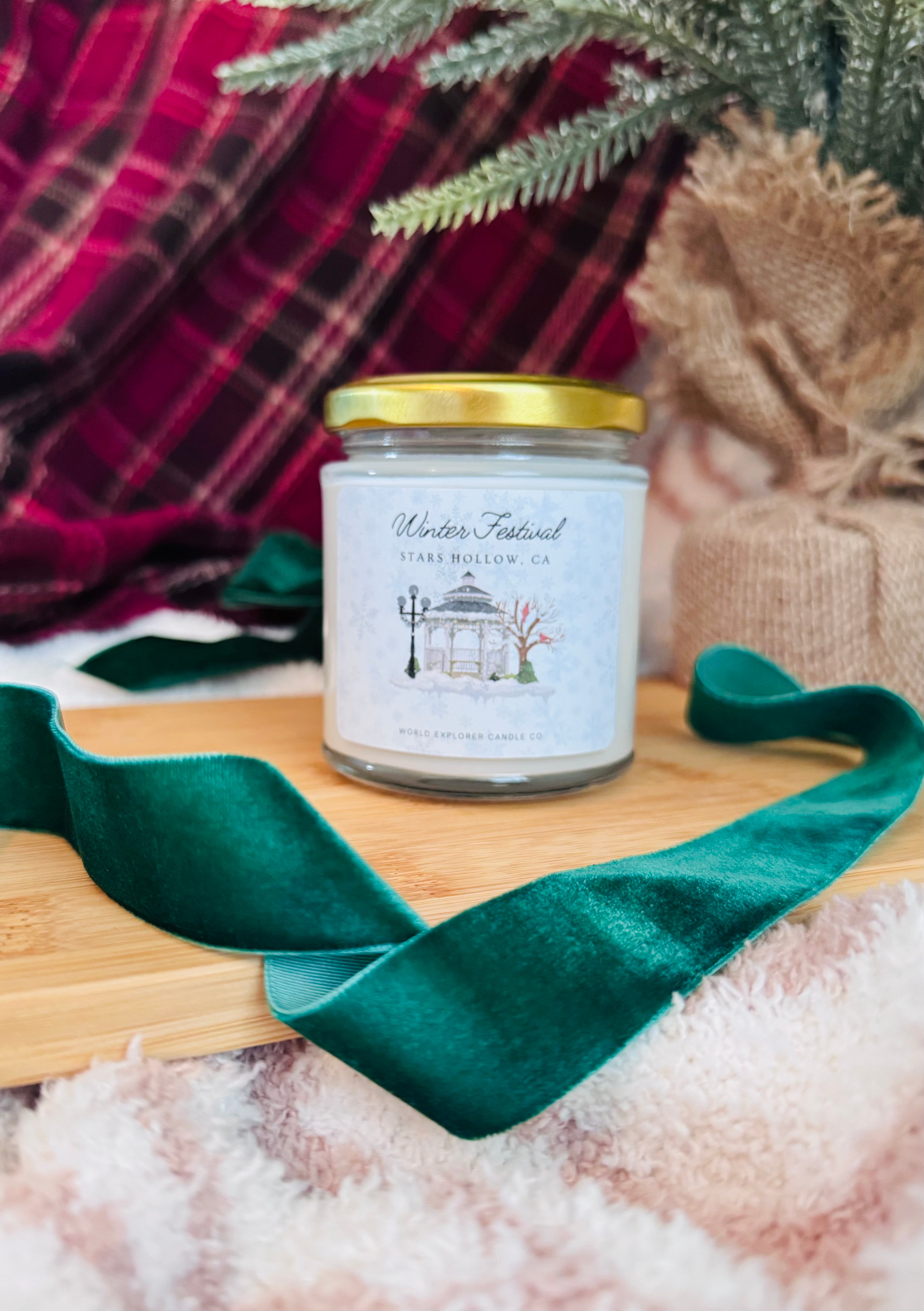 Winter Festival Candle