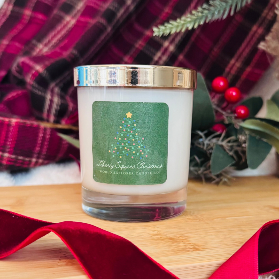 Liberty Square Christmas Candle