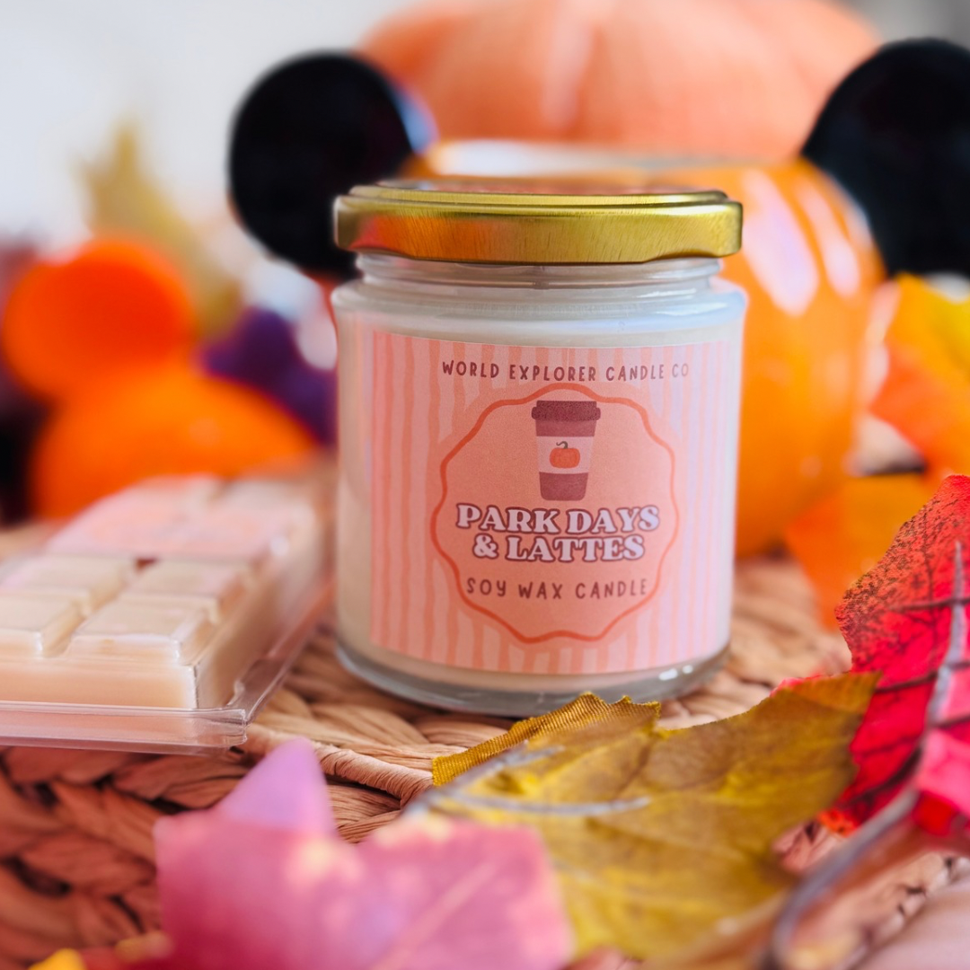 Park Days and Lattes Candle