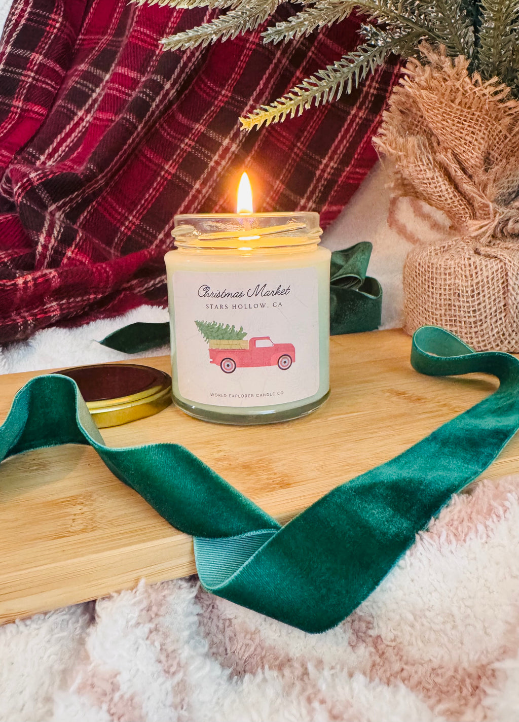 Christmas Market Candle