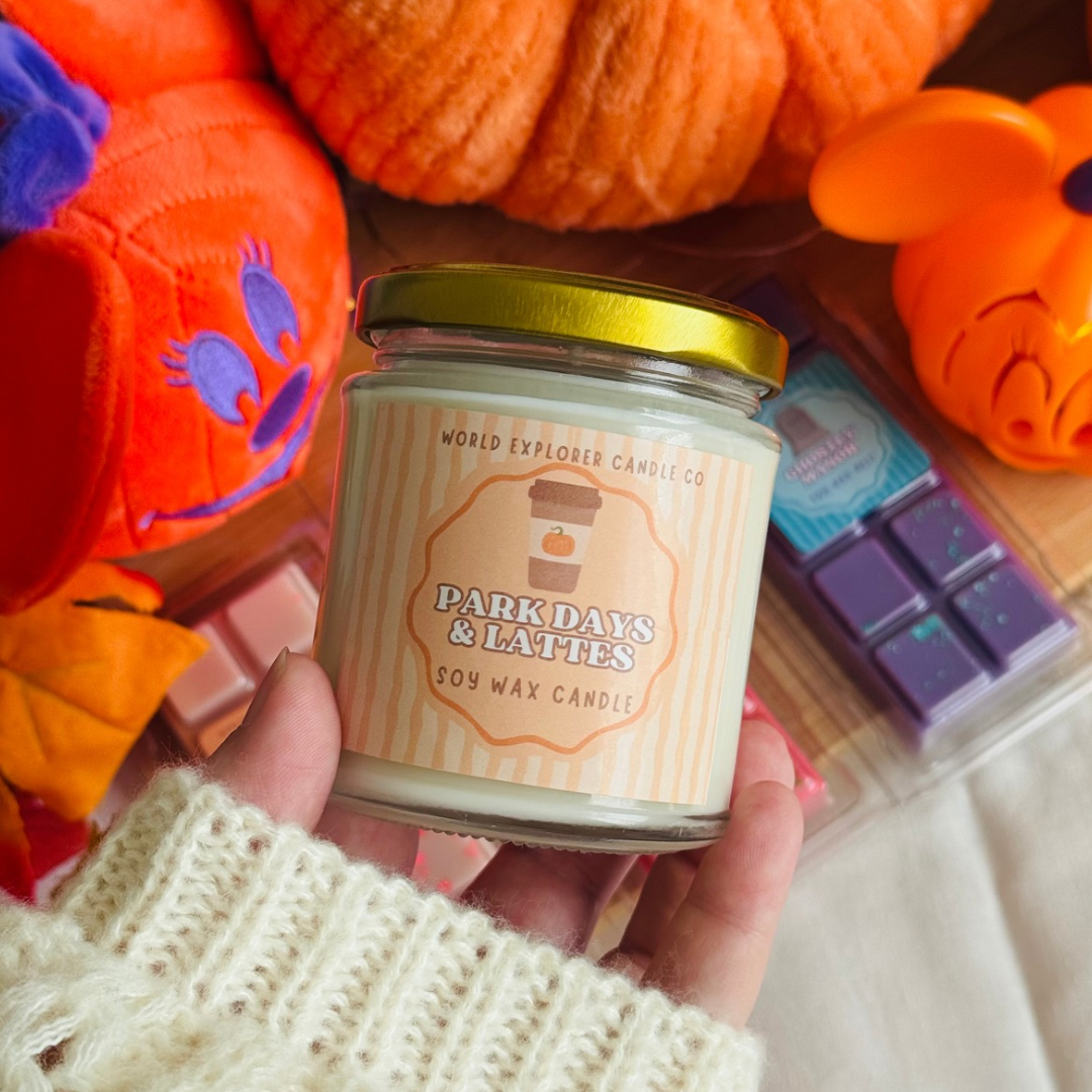 Park Days and Lattes Candle