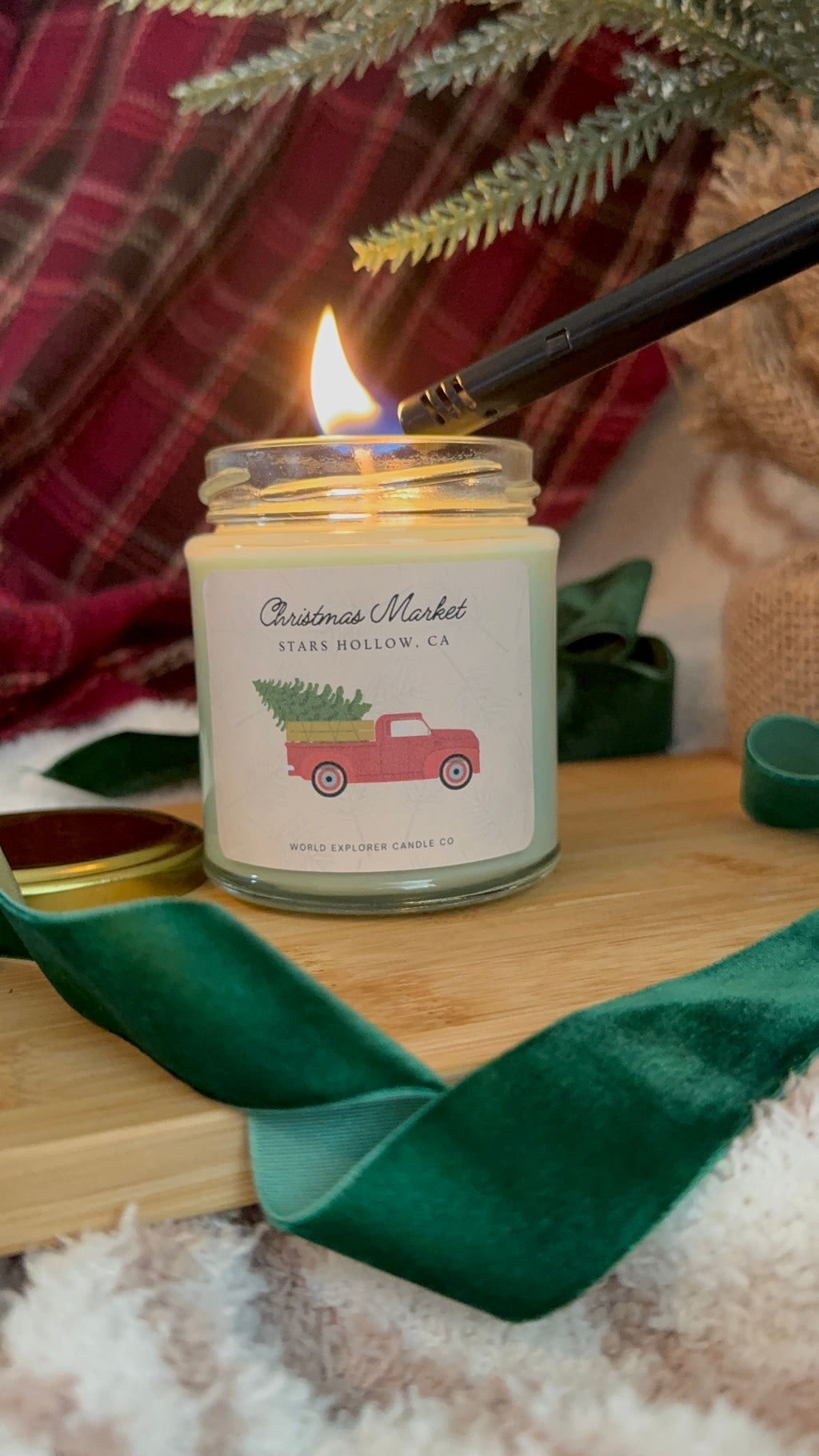 Christmas Market Candle